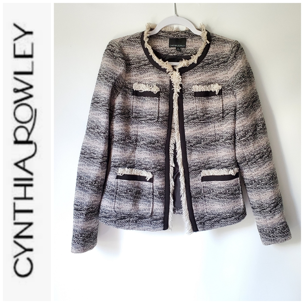 Cynthia Rowley Blazer Jacket Fully Lined Sz Medium